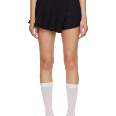 SHUSHU/TONG SSENSE Exclusive Black Pleats Skort