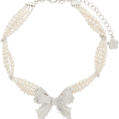 SHUSHU/TONG YVMIN Edition Bowknot Beaded Necklace