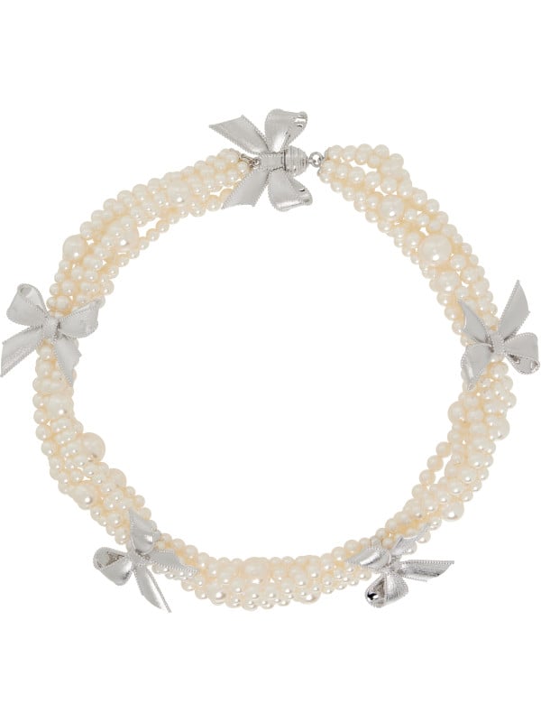 SHUSHU/TONG YVMIN Edition Bowknot Layers Clasp Necklace