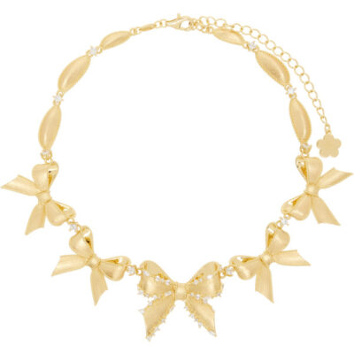 SHUSHU/TONG YVMIN Edition Metal Multi Bowknot Necklace
