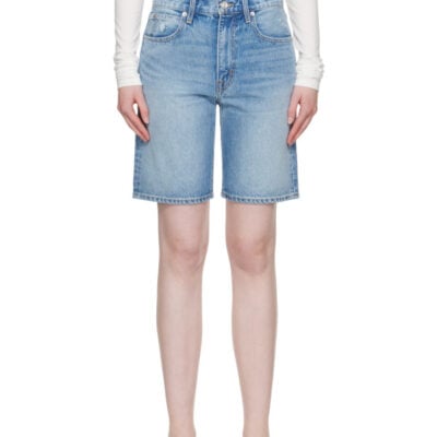 Slvrlake Blue Bermuda Denim Shorts