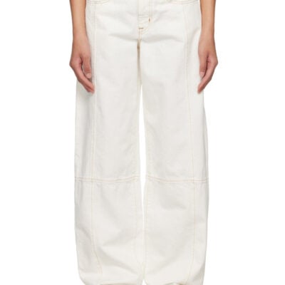 Slvrlake White Paloma Seam Jeans