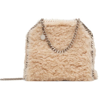 Stella Mccartney Beige Falabella Mini Shoulder Bag