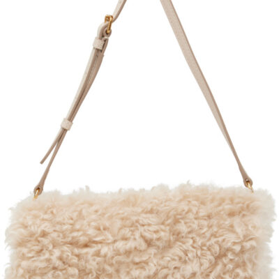 Stella Mccartney Beige Logo Bracelet Pouch