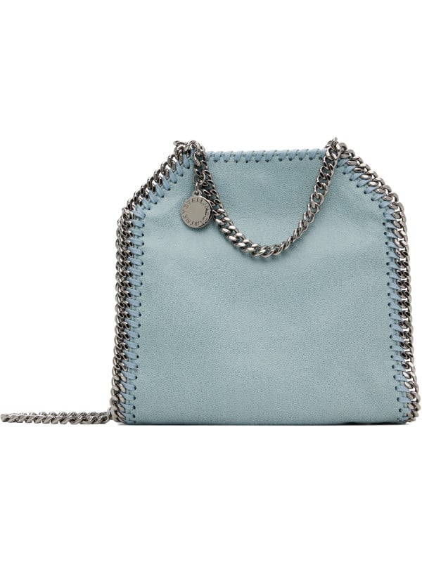 Stella Mccartney Blue Falabella Tiny Shoulder Bag