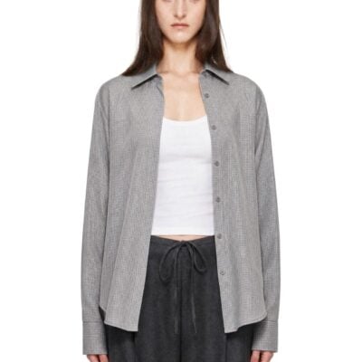 The Frankie Shop Gray Peri Shirt