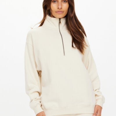 THE UPSIDE Hamilton Wren Half Zip Sweater