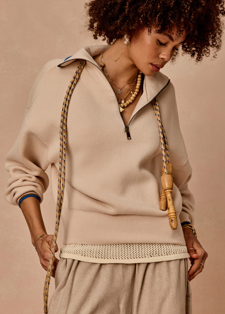 THE UPSIDE Kairo Half Zip Knit