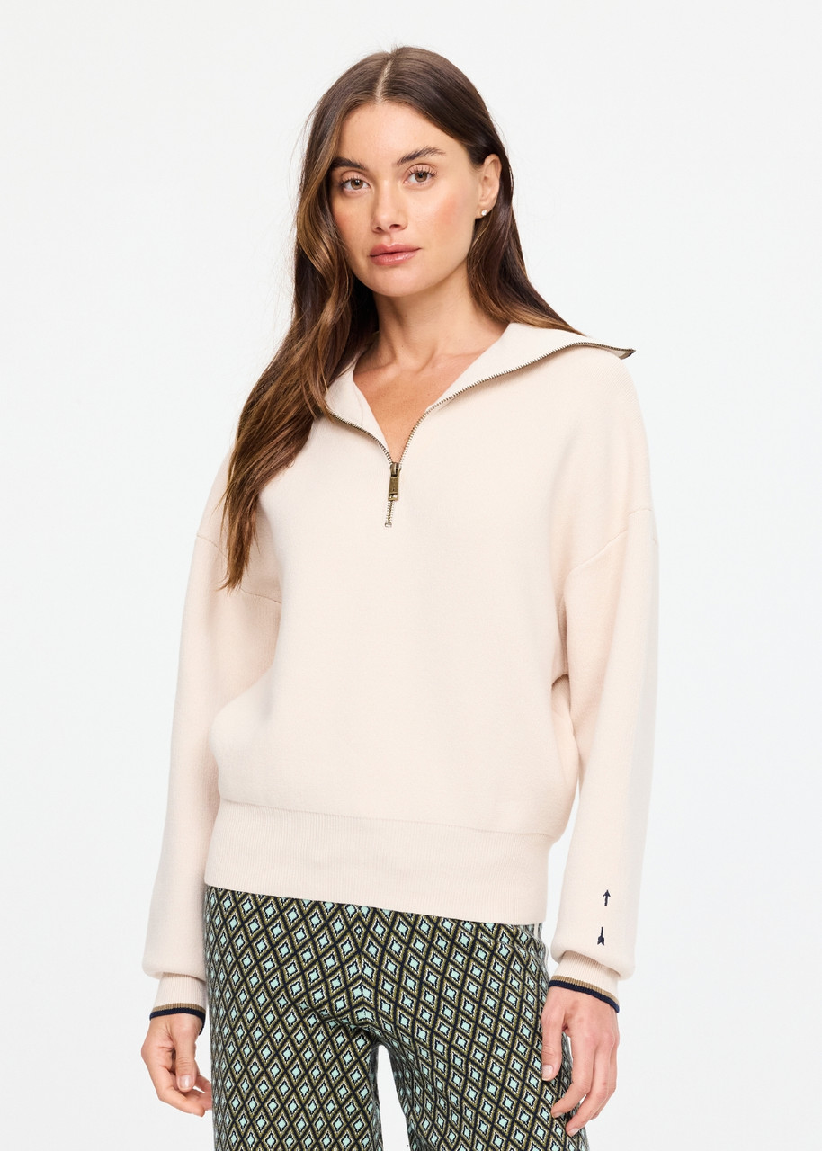 the-upside-USW326159-2 THE UPSIDE Kairo Half Zip Knit