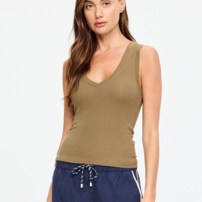THE UPSIDE Abby V Neck Tank Top