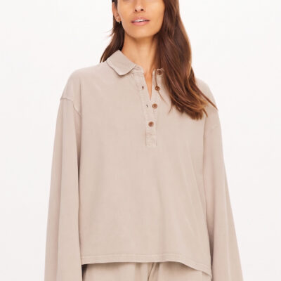 THE UPSIDE Soho Rhea Collared Top