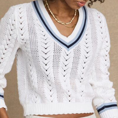 THE UPSIDE Citta Sonny V Neck Sweater