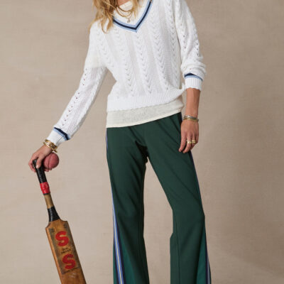 THE UPSIDE Citta Sonny V Neck Sweater