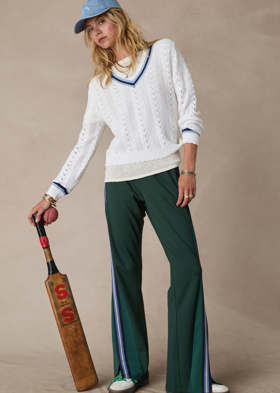 the-upside-USW425019-2 THE UPSIDE Citta Sonny V Neck Sweater