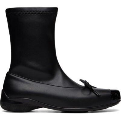 Theopen Product Black Ballet Ankle Boots