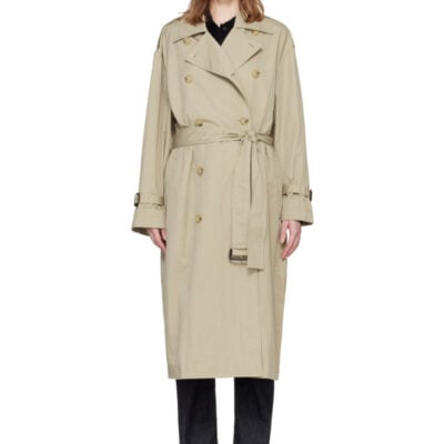Totême Beige Crisp Summer Trench Coat