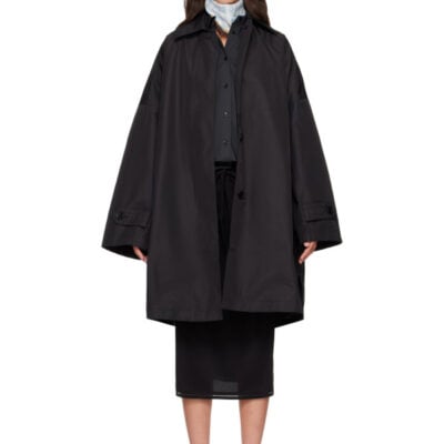 Totême Black Car Coat