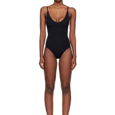 Totême Black Scoop One-Piece Swimsuit