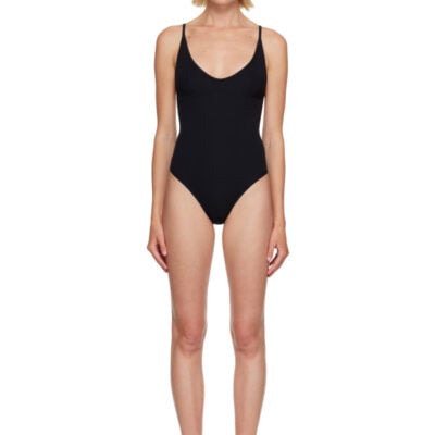 Totême Black Scoop Swimsuit