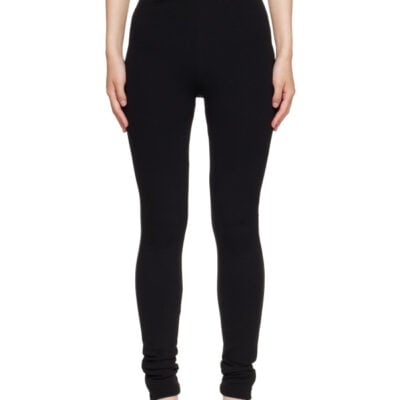 Totême Black Zip Leggings
