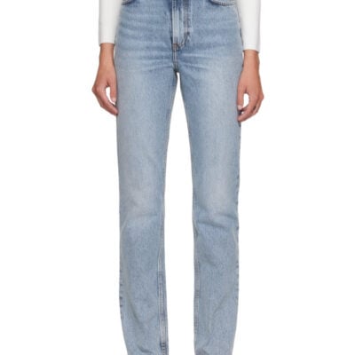 Totême Blue High Slim Jeans