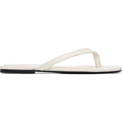 Totême Off-White Naplack Flip-Flops