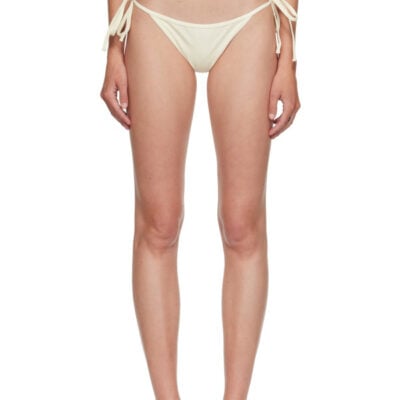 Totême Off-White Scoop Bikini Bottom
