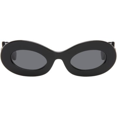 Valentino Black Nellcôte V Logo Sunglasses