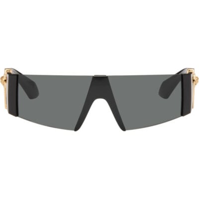 Versace Black Edge Mask Sunglasses