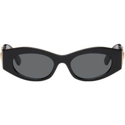 Versace Black Medusa Biggie Butterfly Sunglasses