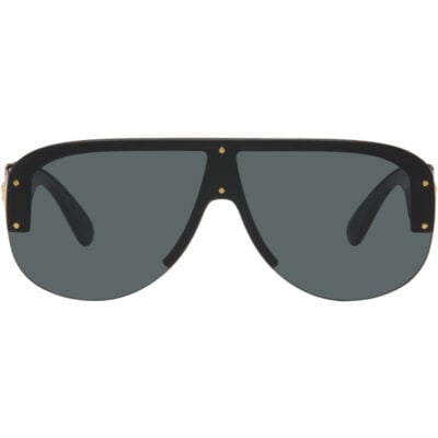 Versace Black Medusa Biggie Pilot Sunglasses
