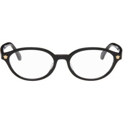 Versace Black Oval Glasses