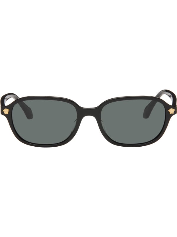 Versace Black Oval Sunglasses