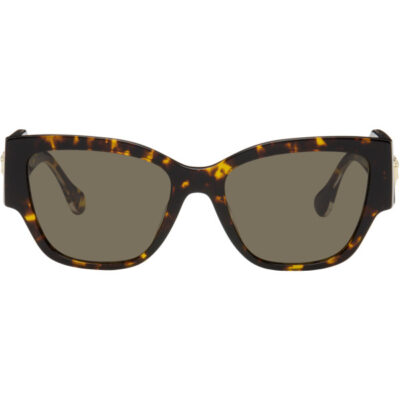 Versace Brown Tortoiseshell Sunglasses