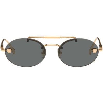 Versace Gold Medusa Light Sunglasses
