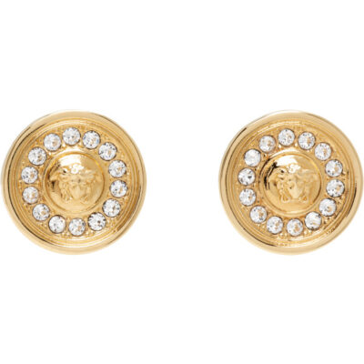 Versace Medusa Crystal Earrings