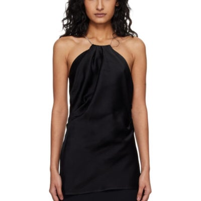 Victoria Beckham Black Chain Camisole