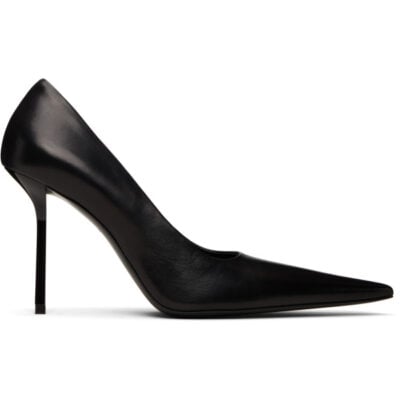 Victoria Beckham Black Victoria Stiletto 100 Leather Heels