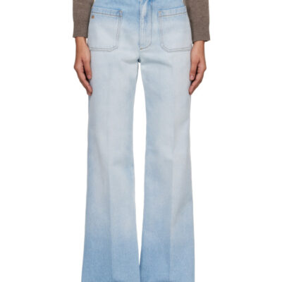 Victoria Beckham Blue Alina Jeans