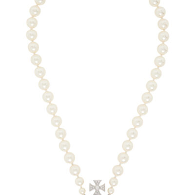Vivienne Westwood Bas Relief Faux-Pearl Necklace