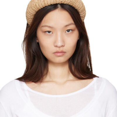 Vivienne Westwood Beige Raffia Hairband