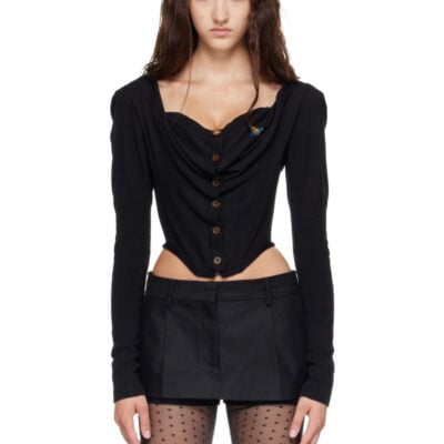 Vivienne Westwood Black Bea Corset Cardigan