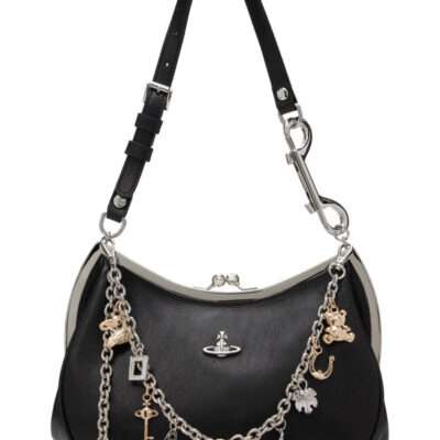 Vivienne Westwood Black Charm Frame Purse