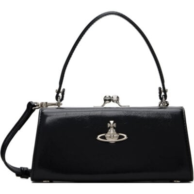 Vivienne Westwood Black Doll XL Frame Bag