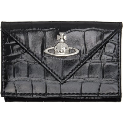 Vivienne Westwood Black Envelope Billfold Wallet