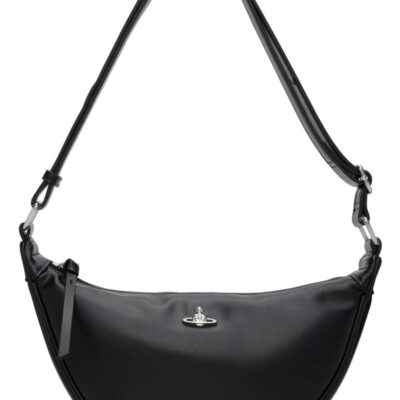 Vivienne Westwood Black Lacey Crossbody Bag