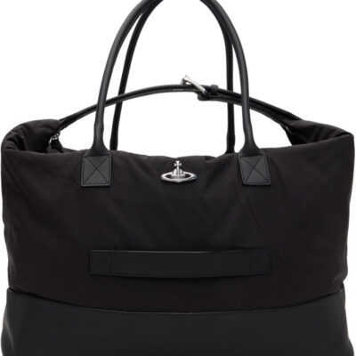 Vivienne Westwood Black Sid Weekender Duffle Bag