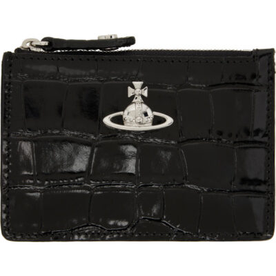 Vivienne Westwood Black Slim Long Card Holder