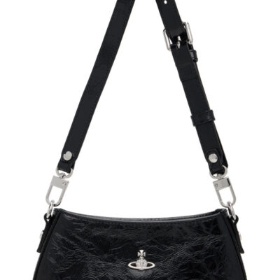 Vivienne Westwood Black Tasha Shoulder Phone Bag