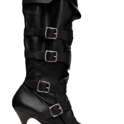 Vivienne Westwood Black Treasure Tall Boots